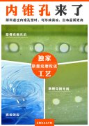 独家工艺：米兰电玩娱乐
可为喷丝板小孔抛光内锥效果！